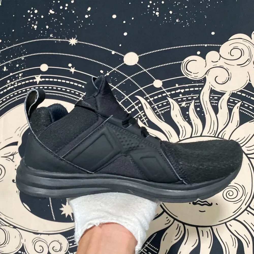 Puma Enzo 1894980-03 Athletic Sneaker Shoe Boys 5.5C Black Synthetic Training